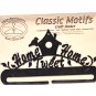 Classic Motifs Home Tweet Home 8 Inch Charcoal Split Bottom Craft Holder