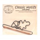 Classic Motifs Oak Leaf & Acorn 6 Inch Fabric Holder With Dowel Classic Motifs Oak Leaf & Acorn 6 Inch Fabric Holder With Dowel
