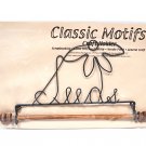 Classic Motifs Seeds 7.5 Inch Fabric Holder With Dowel