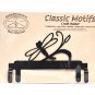 Classic Motifs Dragonfly 6 Inch Charcoal Header