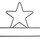 Ackfieldwire Star 24 Inch Split Bottom Craft Holder