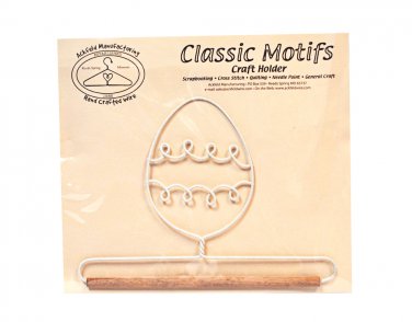 Classic Motifs Easter Egg 6 Inch Fabric Holder With Dowel