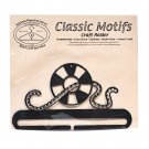 Classic Motifs Life Preserver 6 Inch Charcoal Split Bottom Craft Holder