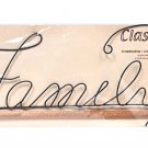 Classic Motifs Family 16 Inch Fabric Holder With Dowel
