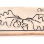 Classic Motifs Acorn & Oakleaf 16 Inch Fabric Holder With Dowel
