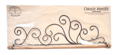 Classic Motifs Classic Curl 22 Inch Fabric Holder With Dowel