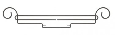Ackfieldwire Heavy Split Bottom Pedestal 24 Inch