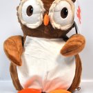 EB Embroider Okie Owl 16 Inch Embroidery Stuffed Animal