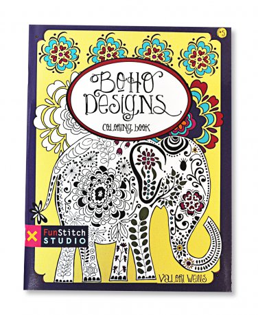 Boho Designs Coloring Book