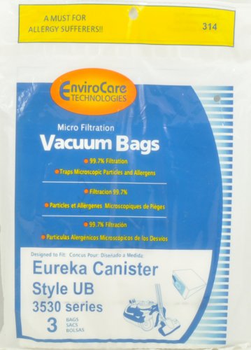 Eureka Model 3530 Style UB Vacuum Cleaner Bags ER-1455