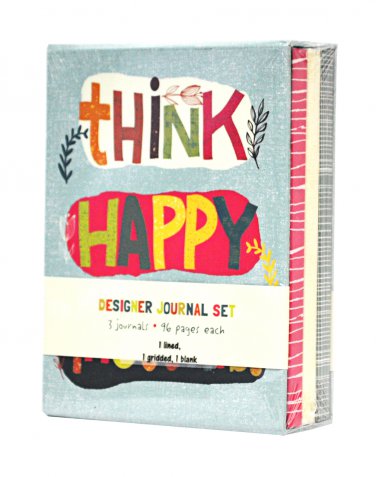 Think Happy Thoughts Designer Journal Set