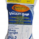 Sharp Upright Vacuum Cleaner Bags Style PU-2 86-2401-02