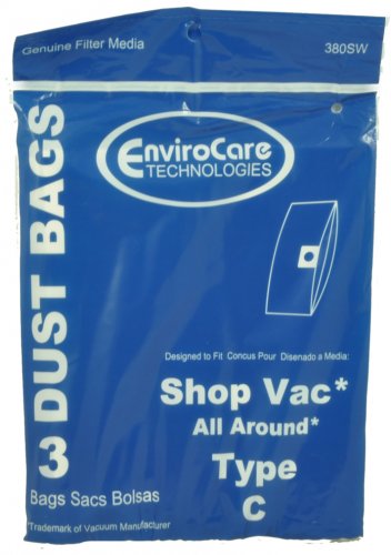 Wet Dry Vac All Around Type C Vacuum Cleaner Bags