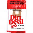 Dirt Devil Central Vacuum Cleaner Hepa Filter Bags CV1500, RO-1400