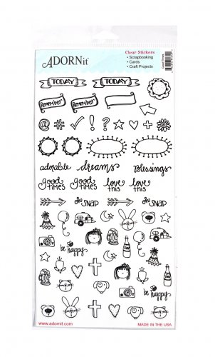 ADORNit Good Times Clear Sticker
