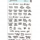 ADORNit Occasions Clear Sticker