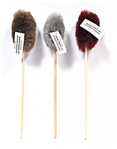 Maxi Dust It Genuine Sheepskin Duster 12 Inch