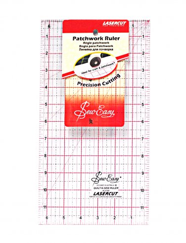 Tacony Corporation SewEasy Patchwork Quilt Ruler, 12" by 6.5"