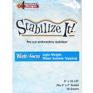 Amazing Designs Stabilize It Cut Away Pre-cut embroidery Stabilizer 9 in x 12 1/2 in
