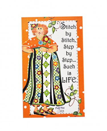 Stitch by Stitch Faith Magnet