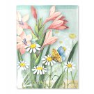 Butterfly and Flowers Note Card