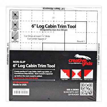 Creative Grids Non-Slip 6 inch Log Cabin Trim Tool