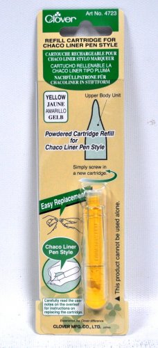 Clover Pen Style Chaco Liner Yellow Refill 4723