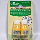 Clover Chaco Liner Chalk Refill Yellow