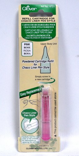 Clover Chaco Liner Pen Chalk Refill Pink