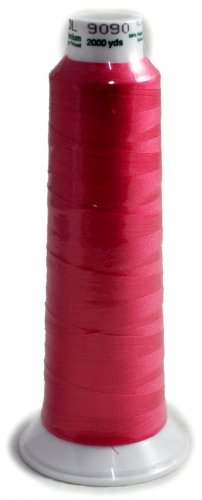 Madeira Poly Dark Pink 2000 YD Serger Thread  91289090