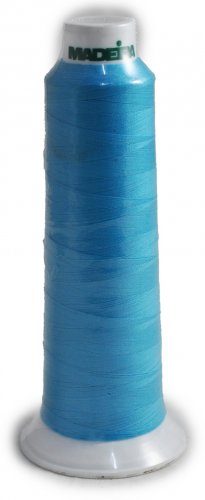 Madeira Poly Bright Turquoise 2000YD Serger Thread   91289892