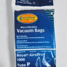 Royal AiroPro 1000 Vacuum Cleaner Type P Bags RY1000