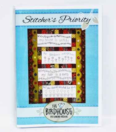 Stitcher's Priority Wall Hanging Pattern