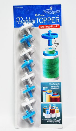 8 Piece Taylor Seville Bobbin Topper With Thread Lock