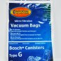 Bosch Type G Canister Vacuum Cleaner Bags 02-2400-09