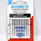 Schmetz Chrome Universal Needle 10 ct, Size 80/12 Schmetz Chrome Universal Needle 10 ct, Size 80/12
