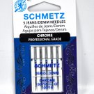 Schmetz Chrome Denim Needle 5 ct, Size 100/16