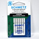 Schmetz Chrome Quilting Needle 5 ct, Size 90/14