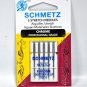 Schmetz Chrome Stretch Needle 5 ct, Size 75/11