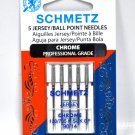 Schmetz Chrome Jersey Needle 5 ct, Size 90/14