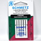 Schmetz Chrome Quilting Needle 5 ct, Size 75/11