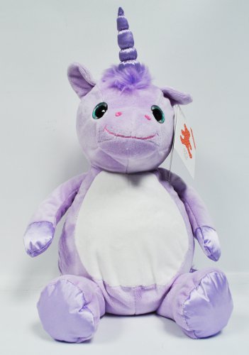 EB Embroider Violette Unicorn 16 Inch Embroidery Stuffed Animal