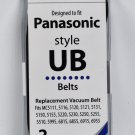Generic Designed To Fit Panasonic Style UB Vacuum Belts 2 Pack