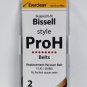 Generic Bissell Style Pro Heat Vacuum Belts 2 Pack