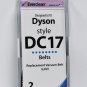 Generic Dyson Style DC17 Vacuum Belts 2 Pack