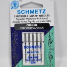 Schmetz Chrome Microtex Needles 5 Count Size 60/8