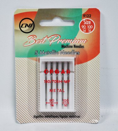 Clover Needlecraft Metallic Needle Assortment 90/14 and 100/16