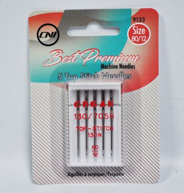 Clover Needlecraft Top Stitch Needle Size 80/12