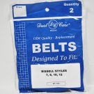 Dust Care Bissell Style 7 9 10 12 Vacuum Belts.