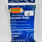 Designed To Fit Panasonic Style U, U-3 & U-6 Vacuum Cleaner Bags